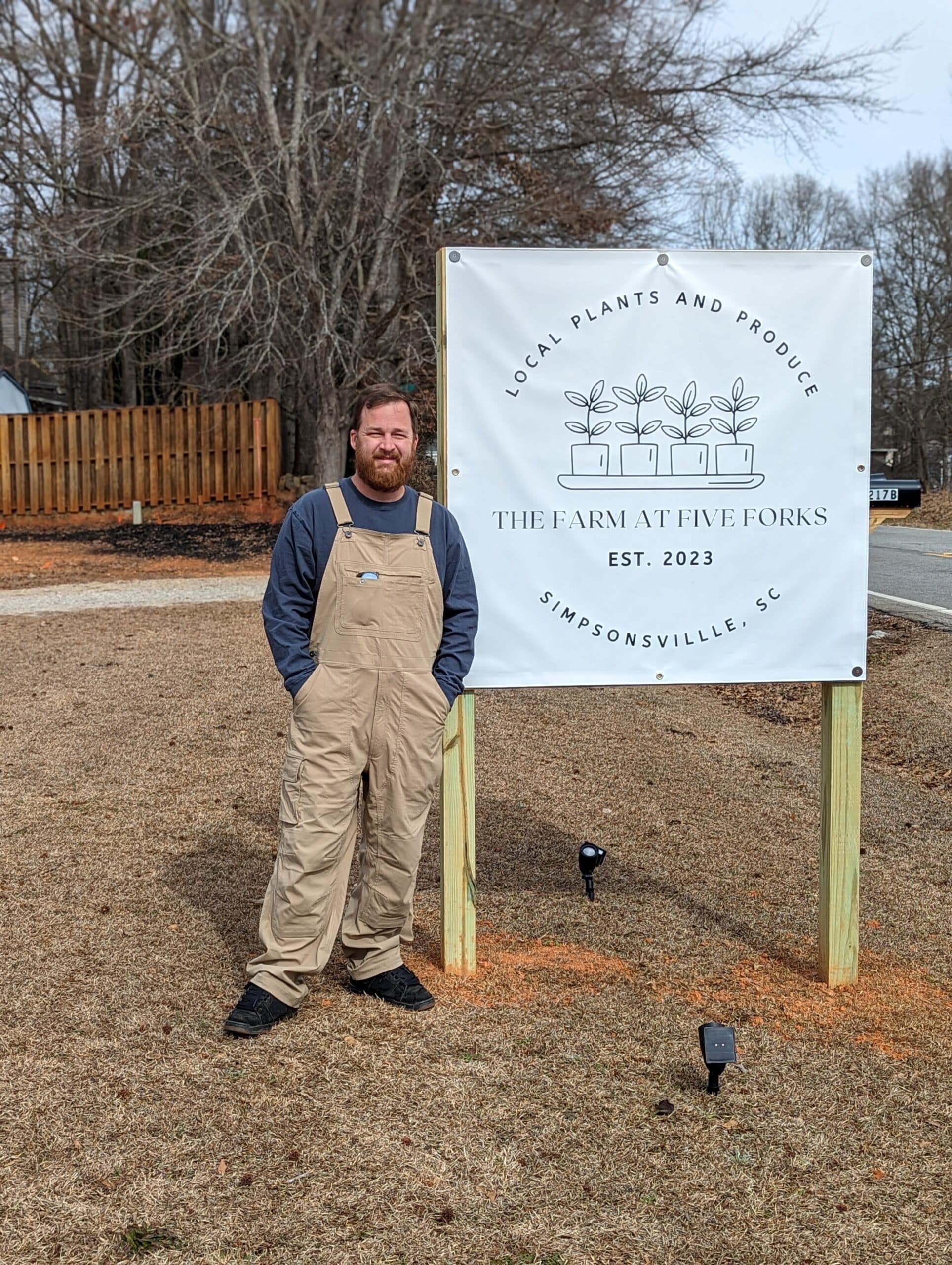 gavin one of the owners of the farm at five forks