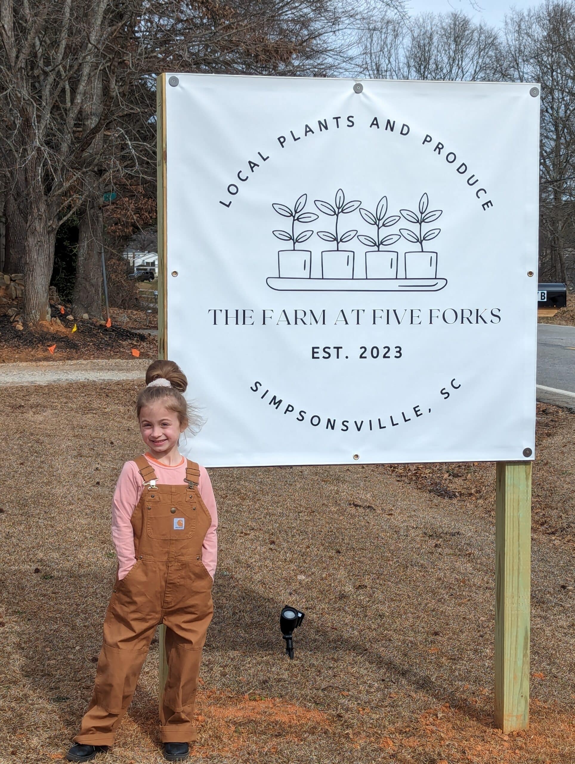 hazel daughter of the owners of the farm at five forks